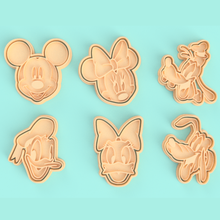 mickey mouse friends cookie cutters 3d print model - Mito3D