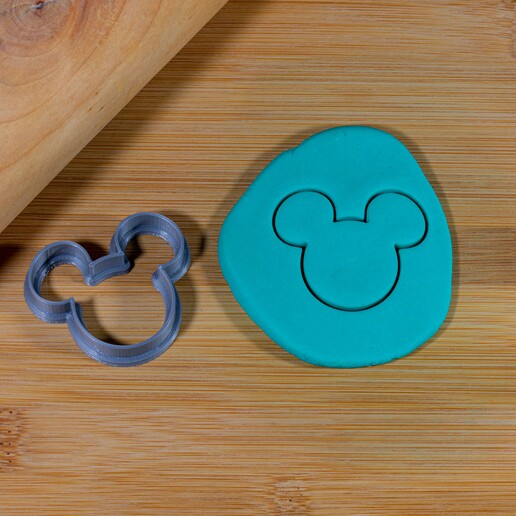 Mickey Souris tête biscuit coupeur 3D print model - Mito3D