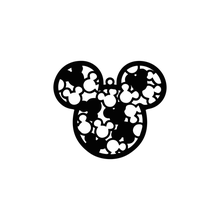 Mickey ratón llave cadena pared imagen anillo llavero diseñando disney clásico minnie 3d print model - Mito3D