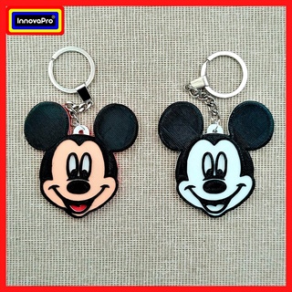 mickey Maus Schlüsselbund 1 4 Schlüssel Ring Halskette Anhänger Disney Miguelito miky micky mous 3d print model - Mito3D