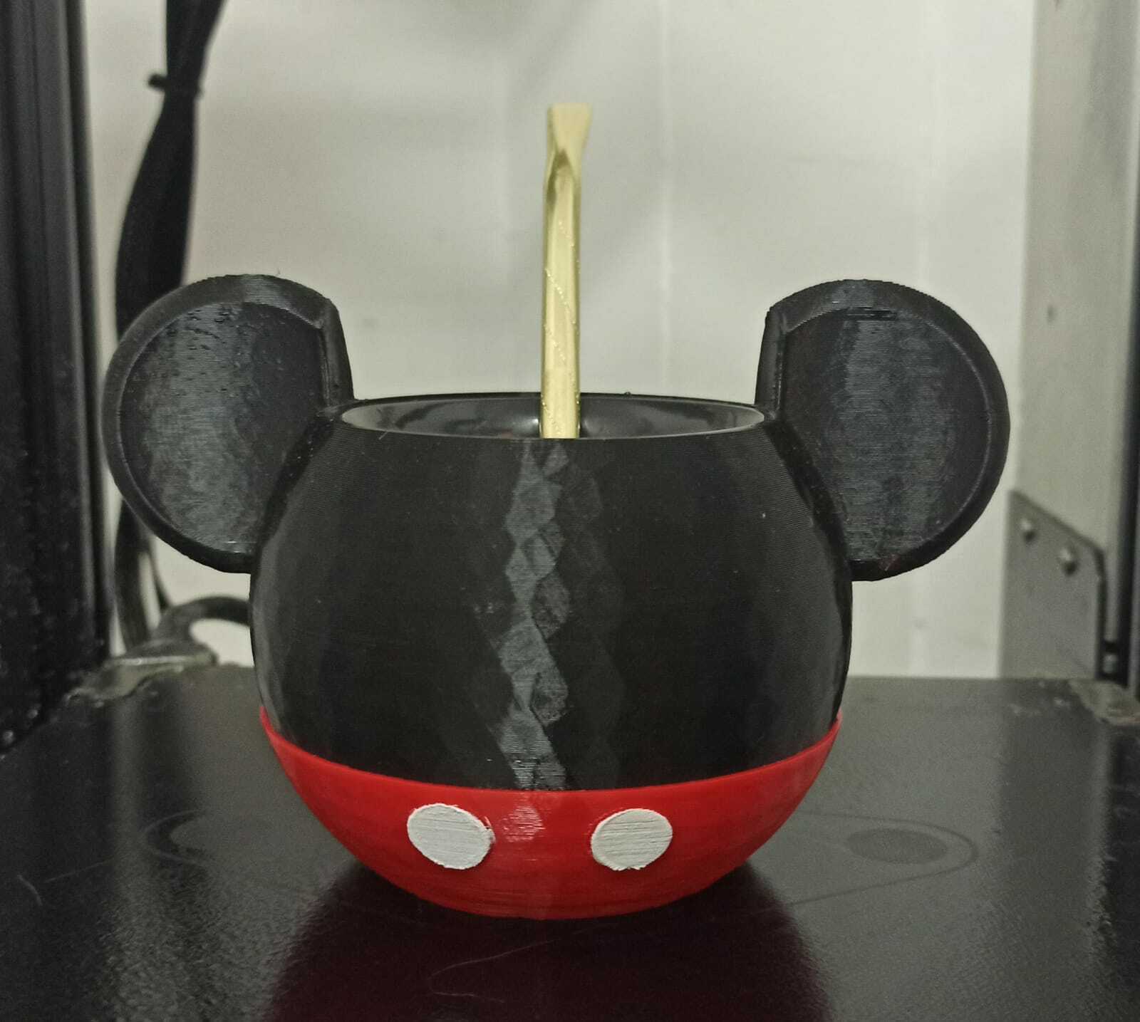 Mickey ratón compañero conjunto cocina matero azúcar fábrica yerbera cuchara 3D print model - Mito3D