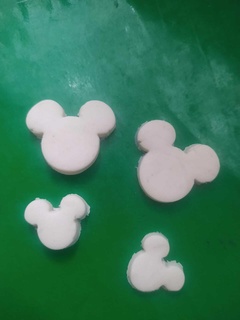 Mickey ratón mini Galleta cortadores Mouse disney disneyland pasará cortador galletas fiesta cumpleaños magdalena decoración cupcakes pastel 3d print model - Mito3D