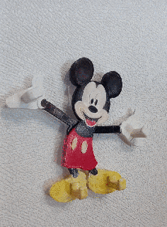 Mickey fare telefon Kulp destek duvar araba wall mounted 3d print model - Mito3D