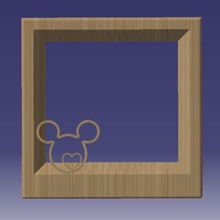 Mickey ratón imagen cuadro Arte artilugio topolino juguete diseño foto fotografía 3d print model - Mito3D