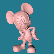 mickey mouse stampante gioco prusa silhouette alta 3d giocattolo partito 3d print model - Mito3D