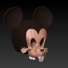 mickey mouse skull art mickey mouse skull disney rat