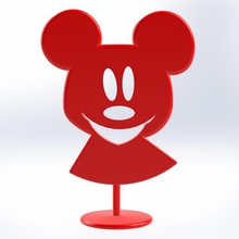 mickey mouse stand rat lab nature hamster popular syrian terrarium laboratory pc art sculptures 3d print model - Mito3D