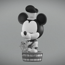 mickey mouse steamboat willie whistling 3d print model - Mito3D