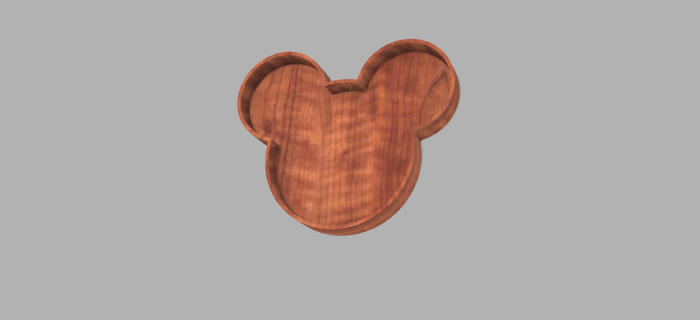 mickey Maus Tablett mickey Maus Walzer Disney Minniey Maus Disney Dekorationen Walzer Disney Welt 3d print model - Mito3D