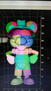 Mickey ratón xl 80 centímetros 29 piezas 3d print model - Mito3D