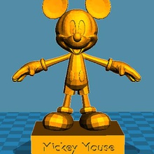 mickey mouse juego 3d print model - Mito3D