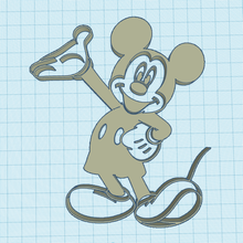 Mickey şekil 3d print model - Mito3D
