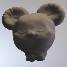 mickeybull Maus boy-Serie minitoys gadget helium ball Figur Ballon ratn artilugio juguetes nio figurita helio globo 3d print model - Mito3D