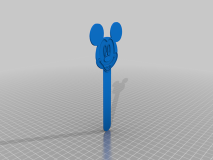 Mickey Mouse marcador herramientas marcadores ratón leyendo walt disney mundo 3d impresión 3d print model - Mito3D