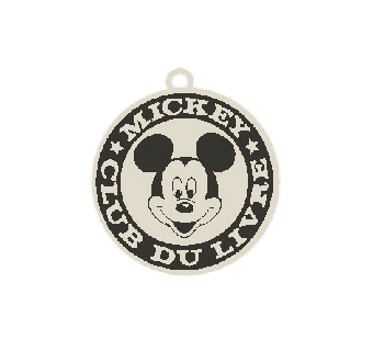 micky fare anahtar zincirler karikatür Disney ev 3d print model - Mito3D