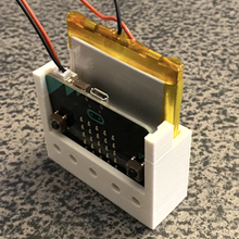 micro po titolare supporto lipoly batteria bit 3d print model - Mito3D