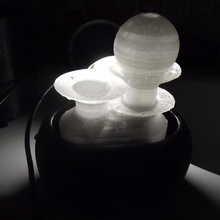 micro fonte gadget fontaine interieur interior água bomba eau 3d print model - Mito3D