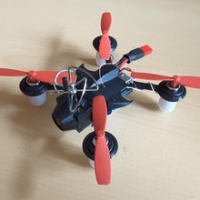 micro fpv quad-racer 2s 90mm polycarbonate gadget 74 volts 85x20 betaflight camera fx chaoli cleanflight coreless motor drone antenna mount racing horizon hobby multirotor nano quadcopter rakonheli sp evo f3 tinywhoop tiny whoop ultimaker 3d print model - Mito3D