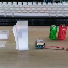 micro GPS traqueur Cas gaine gadget 3d print model - Mito3D