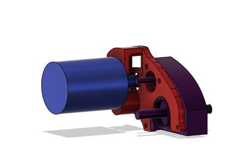 mikro Komodo ejderhaları motor side mount 3d print model - Mito3D