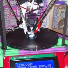 micro kossel effector tool 3d printer parts 3d print model - Mito3D