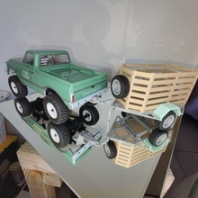 micro mini crawler axial scx24 woody trailer gadget animal minicrawler rc scale 3d print model - Mito3D