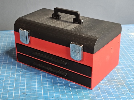 micro modelo caja herramientas wowstick arrowmax soldadura hierro osciloscopio almacenamiento taller 3d print model - Mito3D