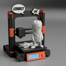 micro printer diorama mini dude wekster - figurine not included gadget prusa mico 3d print model - Mito3D