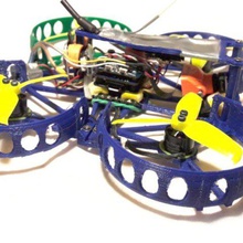 micro quadrocopter exchangeable semi ducts beecheese frame v11 game rc vehicles 3d print model - Mito3D