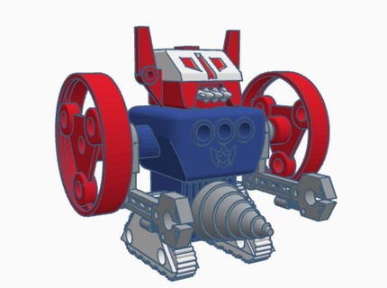 micro robot 2 micronautes figure 3d print model - Mito3D