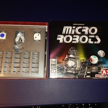 micro robots game organizer board boardgame boardgames devir insert microrobots games 3d print model - Mito3D