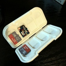 micro sd cartão suporte arrumado 3d print model - Mito3D