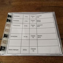 carte micro sd titulaire monté boîtier de cd gadget mémoire microsd pochette du le stockage soutien 3d print model - Mito3D