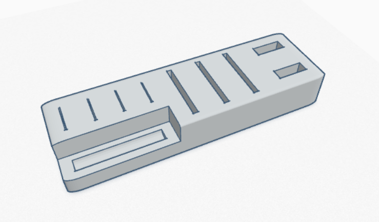 micro sd USB supporto memoria Salva organizzatore telecamera 3d 3D print model - Mito3D