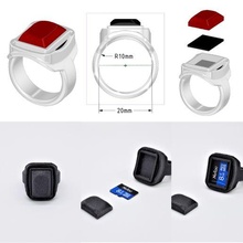 micro sd segredo armazenamento anel vestível gadget Móvel digital dados personalizável Collins criações 3d joalheria personalizado 3d print model - Mito3D