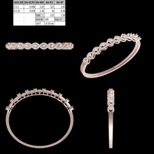 micro setting diamond bracelate jewelry 3d print model - Mito3D