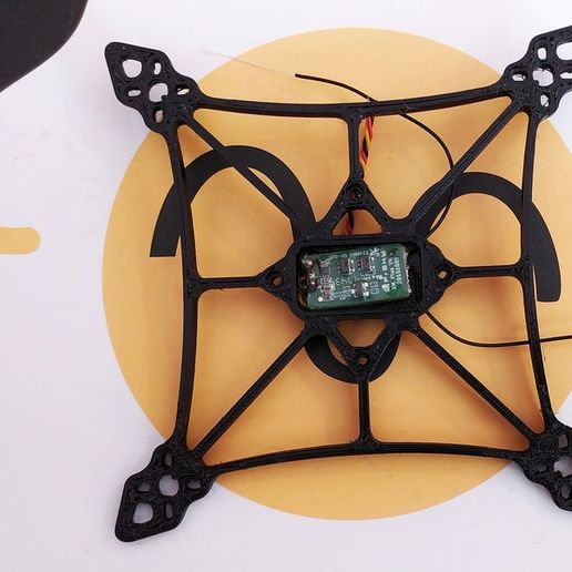 microblivion ii remix Cadre xm + soutien plateau drone frsky microdrone cure dent loisir 3D print model - Mito3D