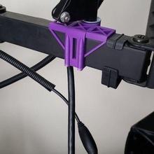microphone arm monitor monter gadget l'audio supporter moniteur tinkercad 3d print model - Mito3D