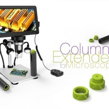 microscope column extender 3d print model - Mito3D