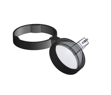 microscope LED lampe titulaire soutien catégorisé 3d print model - Mito3D