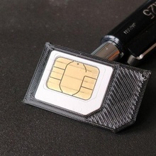 microsim sim adaptateur Cadre gadget Facile mobile téléphone 3d print model - Mito3D