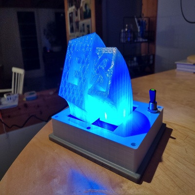 microsoft scambio sign lamp thing segni loghi 3d print model - Mito3D