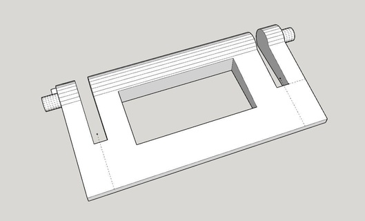 Microsoft clavier élévateur jambe pc ordinateur 3d print model - Mito3D