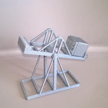 microwave catapult gadget oven custom made 3d print model - Mito3D
