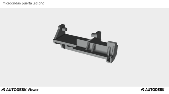 microonde porta serratura 3d print model - Mito3D