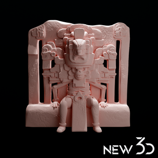 mictlantecuhtli Dios muerte azteca zapoteco mexica mexico día muerto 3d print model - Mito3D