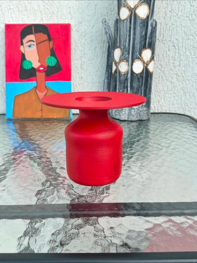 mid century art vase by tapio wirkkala accueil maison 3d print model - Mito3D