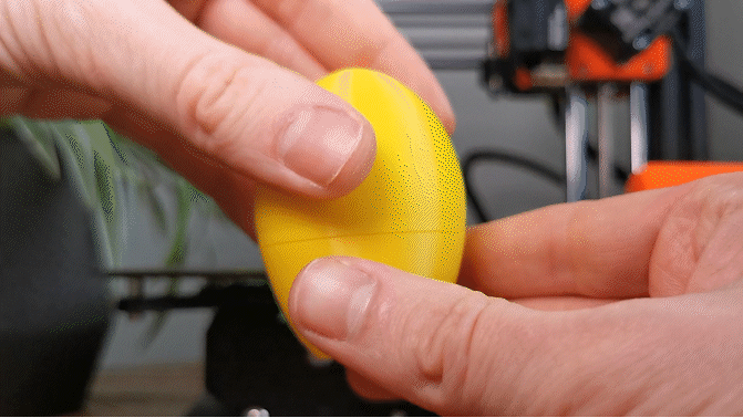 middle finger easter egg funny 3D print model - Mito3D