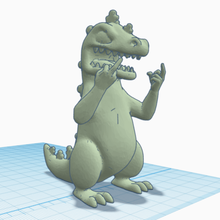 orta parmak reptar Rugrats oyuncak 3d print model - Mito3D