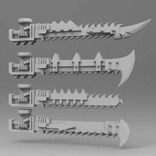 meia vestido espadas brinquedo 3d print model - Mito3D